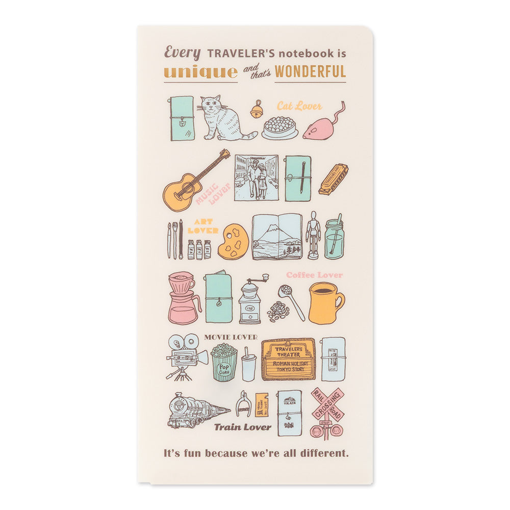 TRAVELER'S Notebook Unique and Wonderful Clear Folder 2027 *Pre-Order 7 September 4pm*