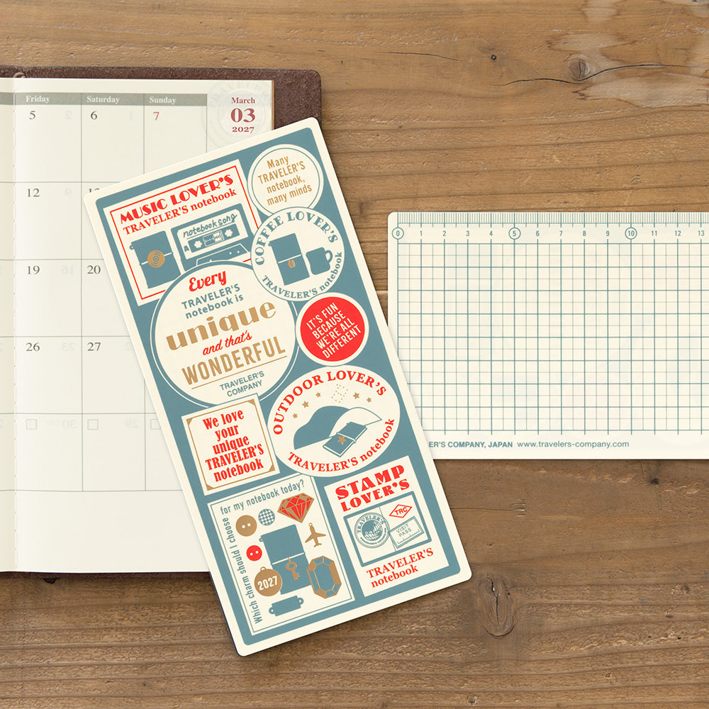 TRAVELER'S Notebook Unique and Wonderful Writing Board 2027 *Pre-Order 7 September 4pm*