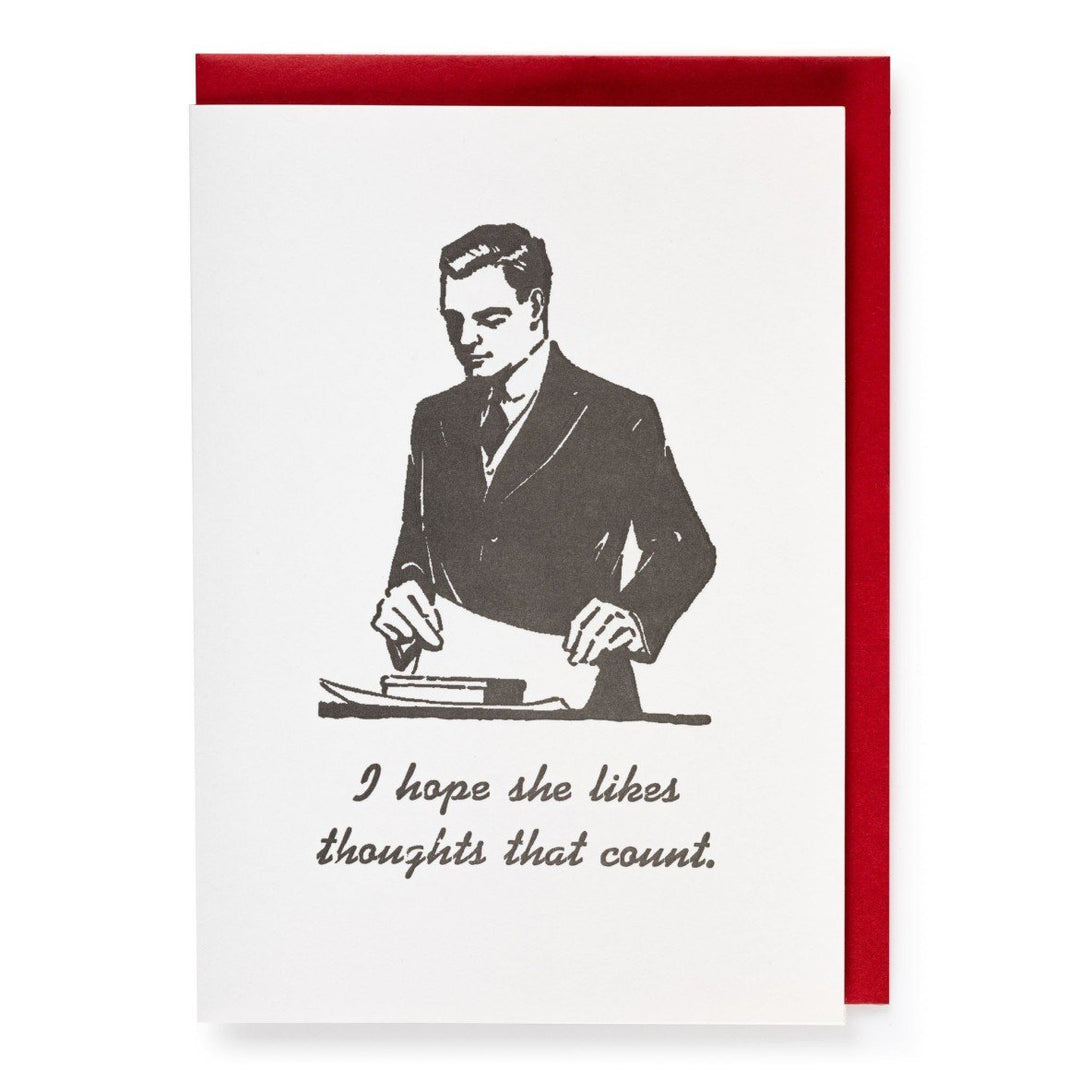 Thoughts That Count Greeting Card