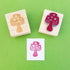 Spotted Toadstool rubber stamp