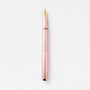 Rose gold fountain pen on a white background