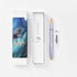 Fountain pen with packaging and ink cartridge on a white background