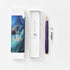 Iris fountain pen with packaging on a white background