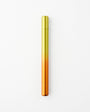 Gradient-colored pen-like object on a white background