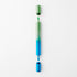Colorful pen with gradient design on a white background