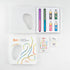 Ori highlighter  products including a highlighter, roller, and bottles on a white background