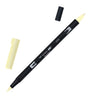 Tombow Dual Brush Pen Lemon Cream 090