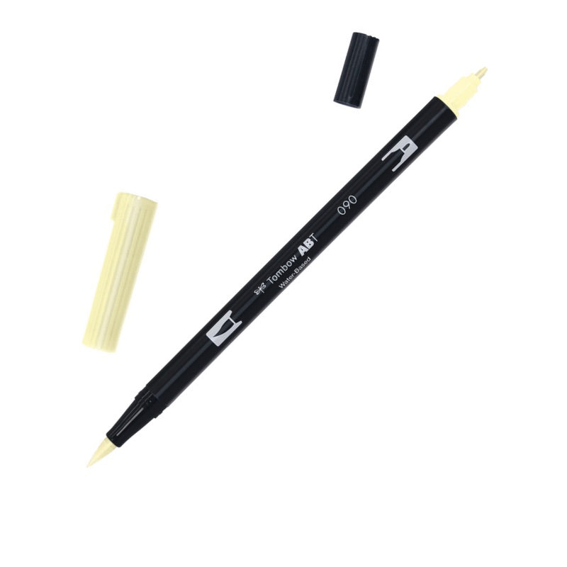 Tombow Dual Brush Pen Lemon Cream 090