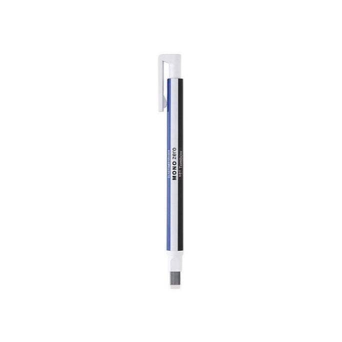 Tombow Mono Classic Rectangular Tip Eraser - White, Blue and Black