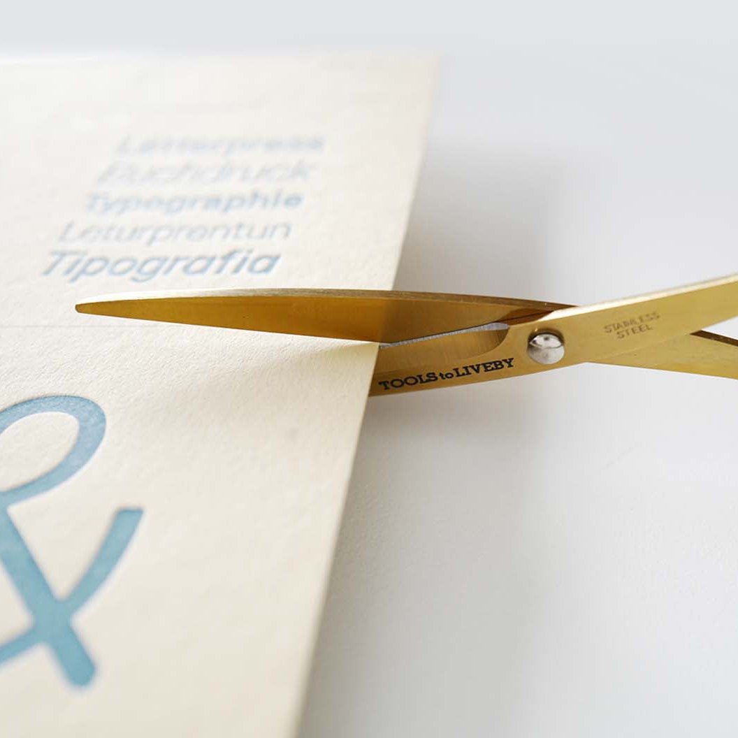 Tools to Live By Scissors Gold 4