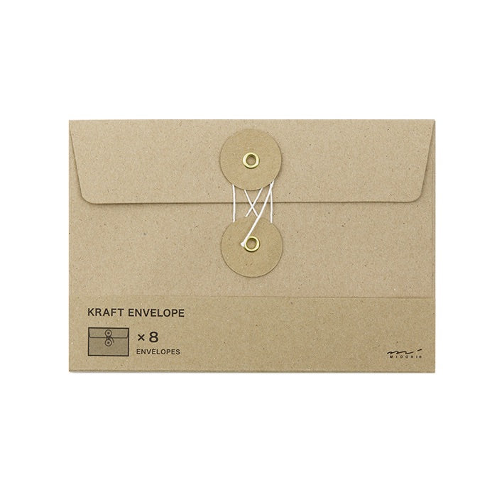 Traveler's Company Kraft Envelope Medium - Horizontal (Brown)