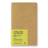 Traveler's Company Spiral Ring Notebook - Paper Pocket A5 Slim