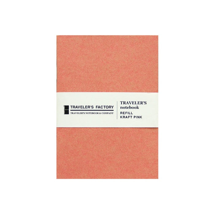 Traveler’s Factory Passport Refill Kraft Pink