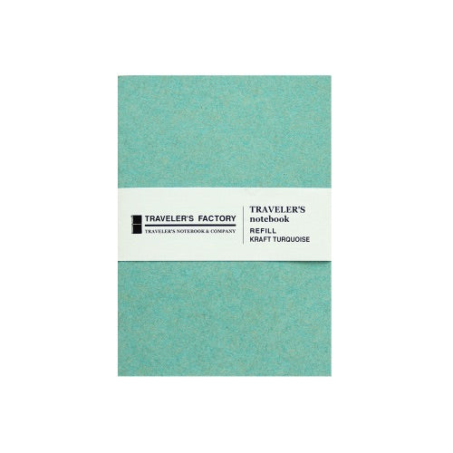 Traveler’s Factory Passport Refill Kraft Turquoise