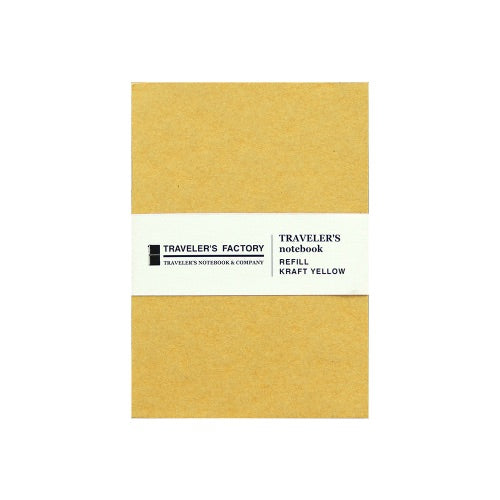 Traveler’s Factory Passport Refill Kraft Yellow