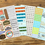 TRAVELER'S Notebook Customised Sticker Set for TRAVELER'S TOWN 2024