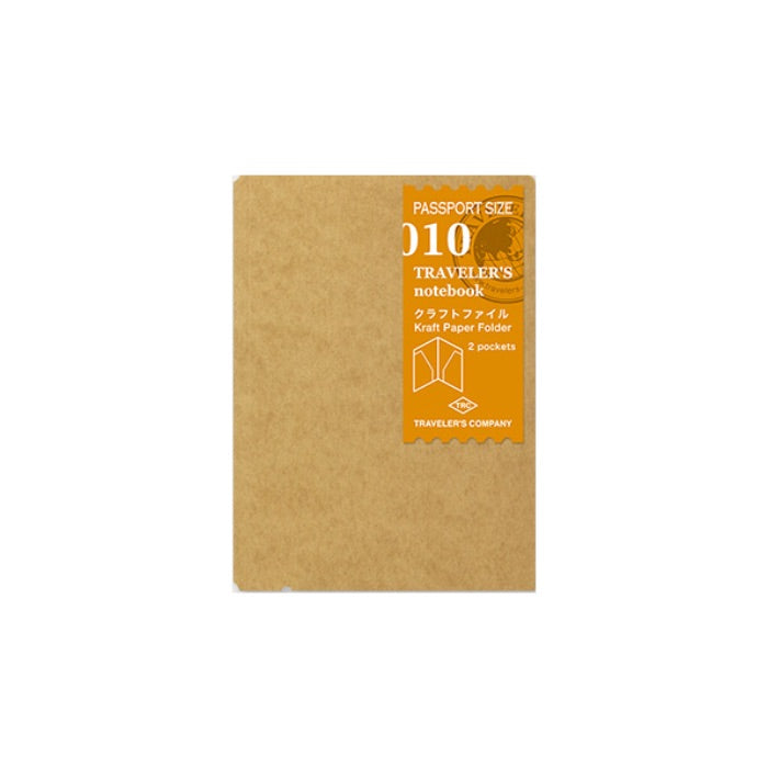 TRAVELER'S Notebook Passport Refill Kraft Paper Folder 010