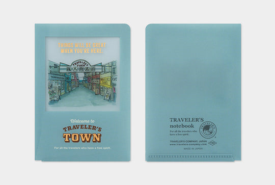 Traveler’s Notebook Passport Refill: Traveler's Town Clear Folder 2024