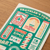 TRAVELER'S Notebook Passport Refill: TRAVELER'S TOWN Plastic Sheet 2024