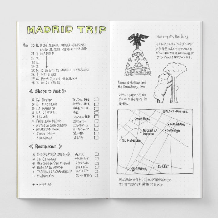 TRAVELER'S Notebook Refill Dot Grid 026