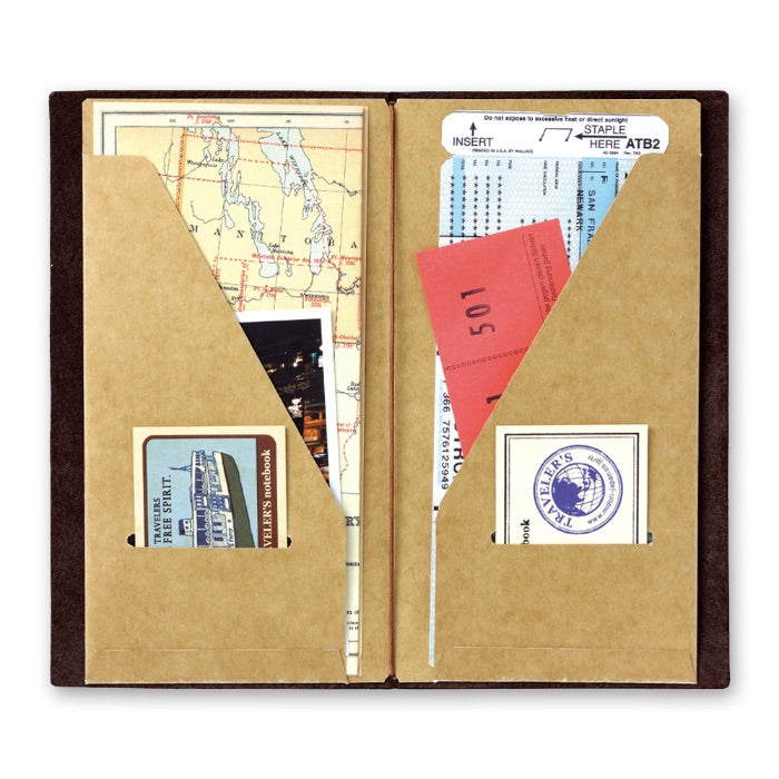 TRAVELER'S Notebook Refill Kraft Paper Folder 020