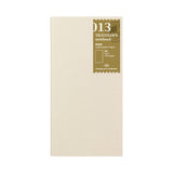 TRAVELER'S Notebook Refill Lightweight Blank Paper 013