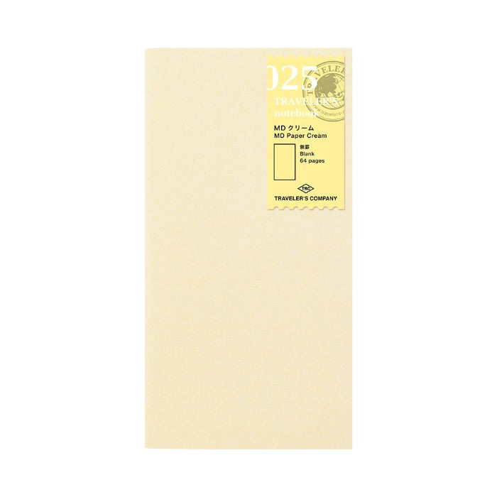 Traveler’s Notebook Regular Refill MD Paper Cream 025