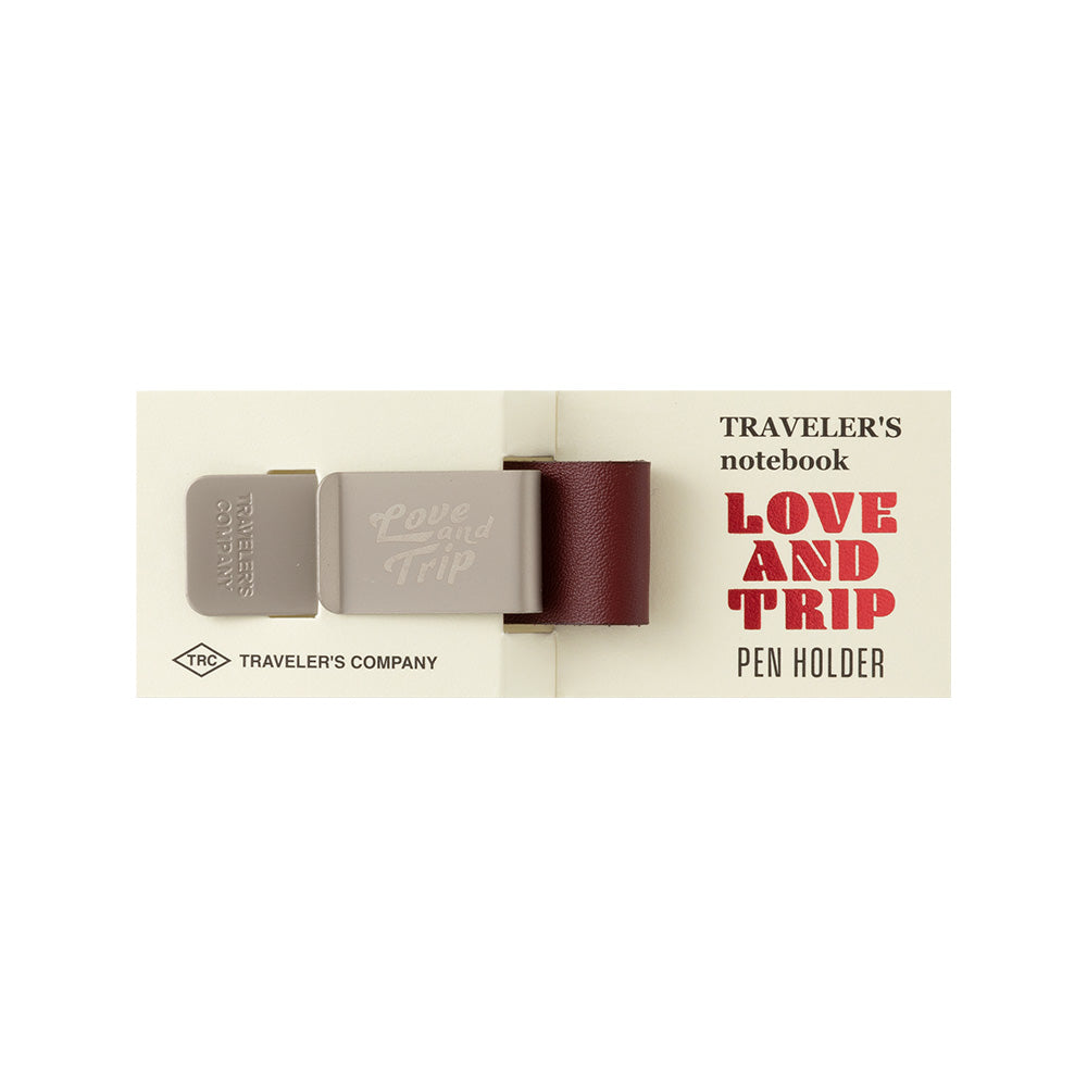 Traveler’s Notebook Penholder Love & Trip 5