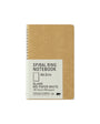 Traveler's Company Spiral Ring Notebook MD White A6 Slim