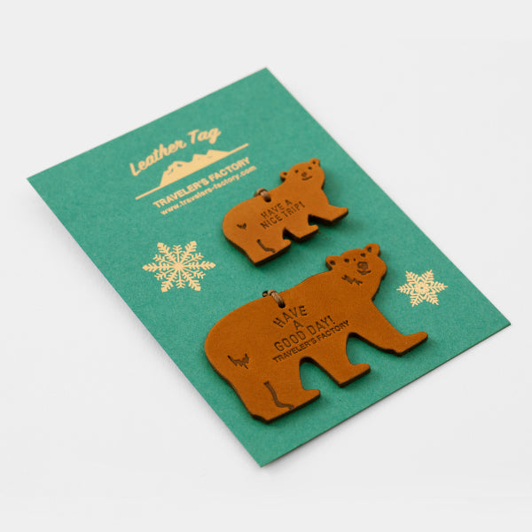 Traveler's Factory Leather Tag Bear