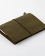 Olive Travelers Notebook Passport Size