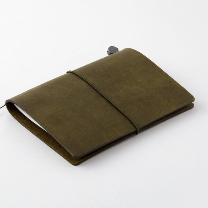 Olive Travelers Notebook Passport Size