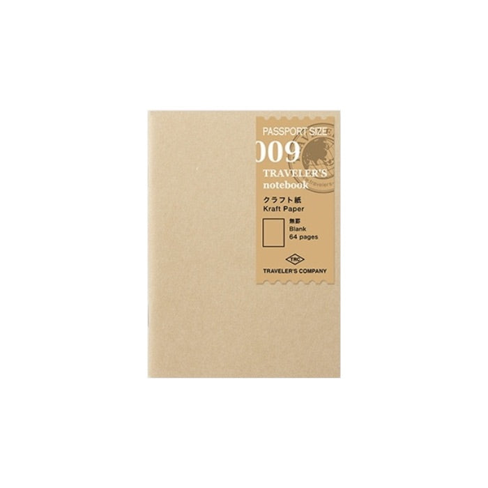 TRAVELER'S Notebook Passport Refill Kraft Paper 009