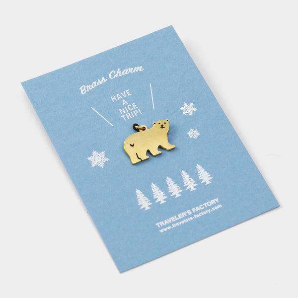 Traveler's Factory Little Bear Brass Charm