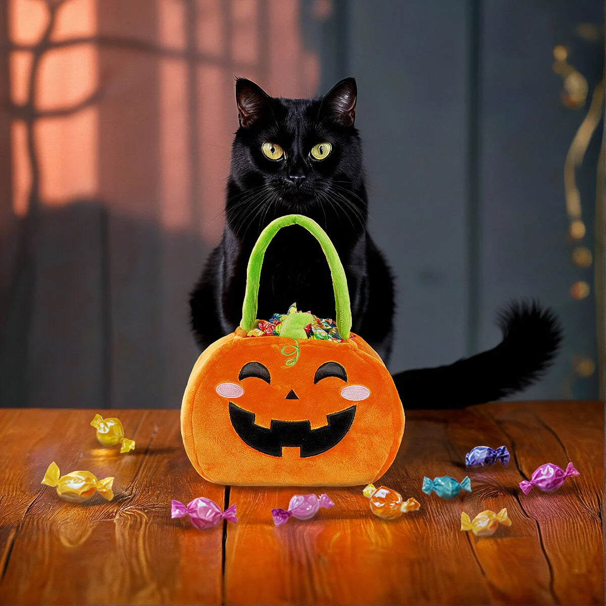 Trick Or Treat Candy Bag - Pumpkin