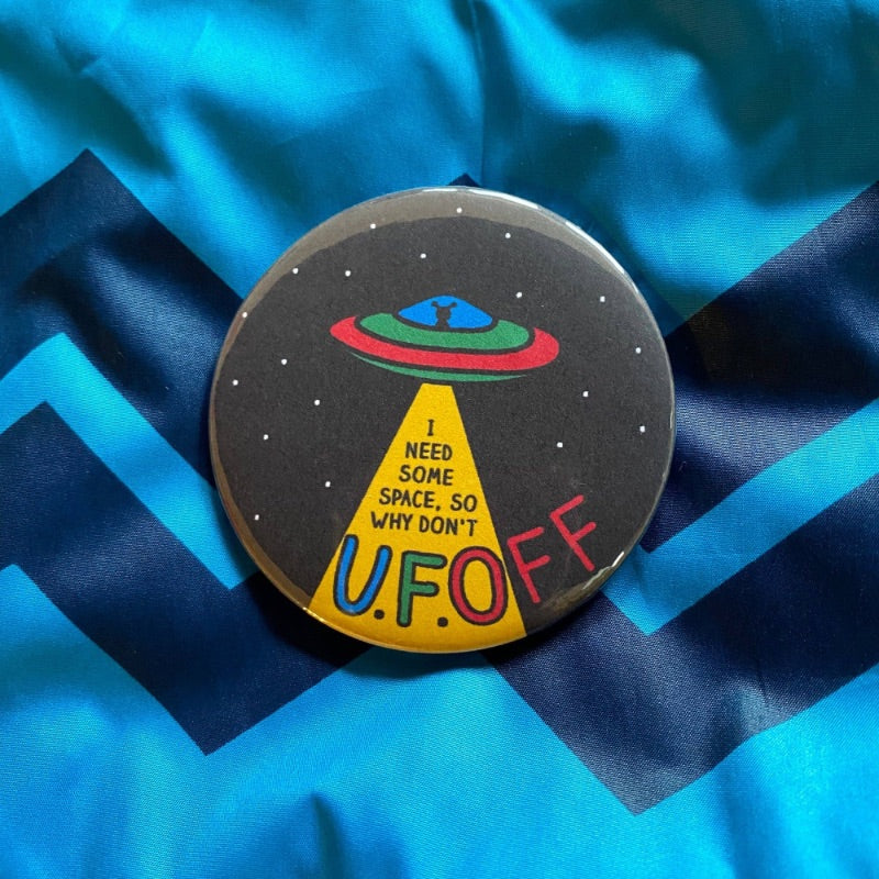 UFO Alien Badge