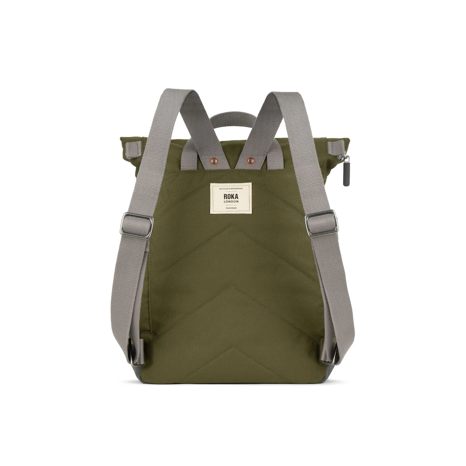 ROKA Waterhouse Recycled Canvas Backpack - Moss