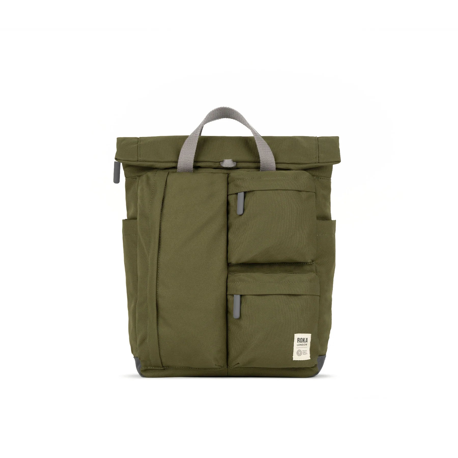 ROKA Waterhouse Recycled Canvas Backpack - Moss