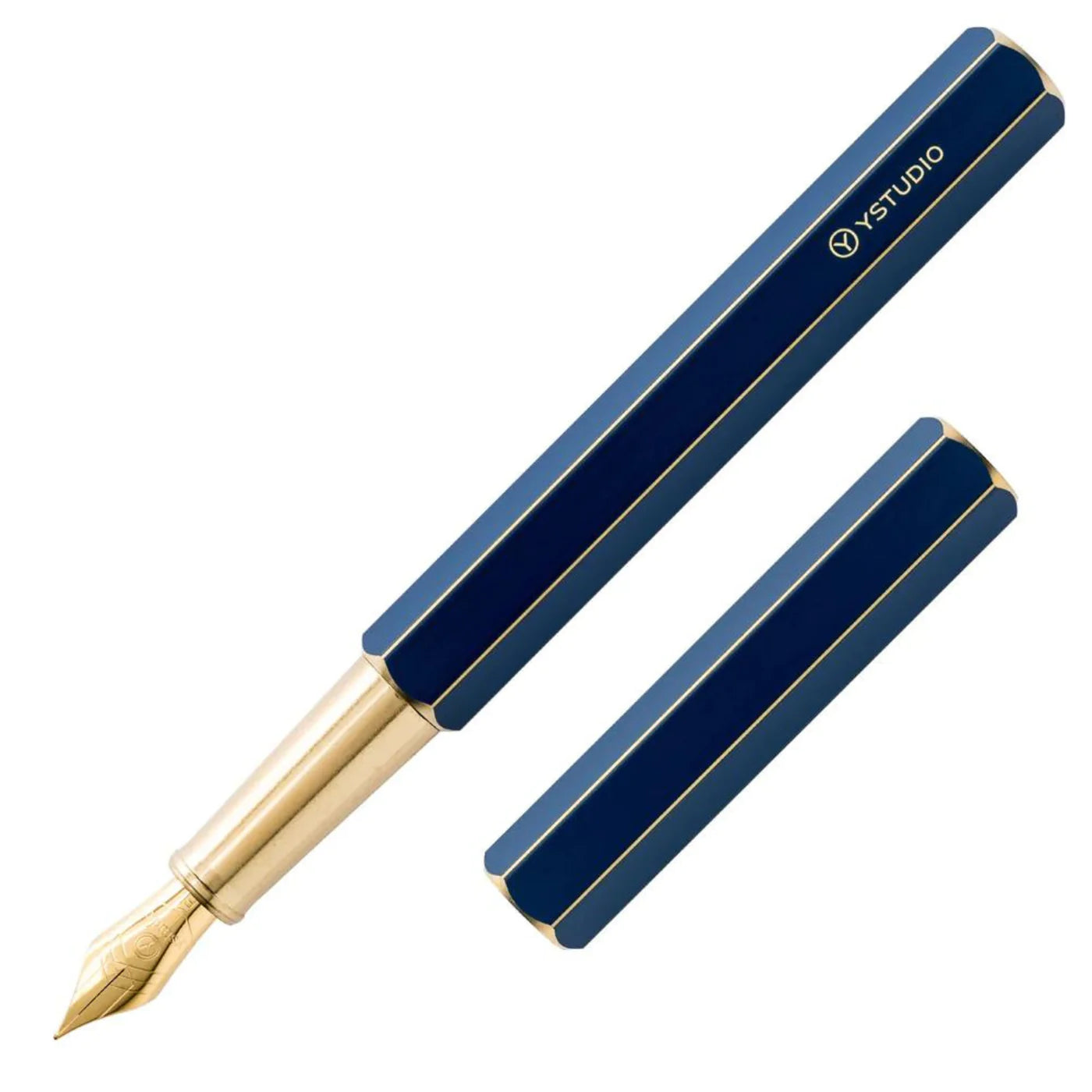 Y Studio Classic Revolve Fountain Pen - Blue – All Things Analogue