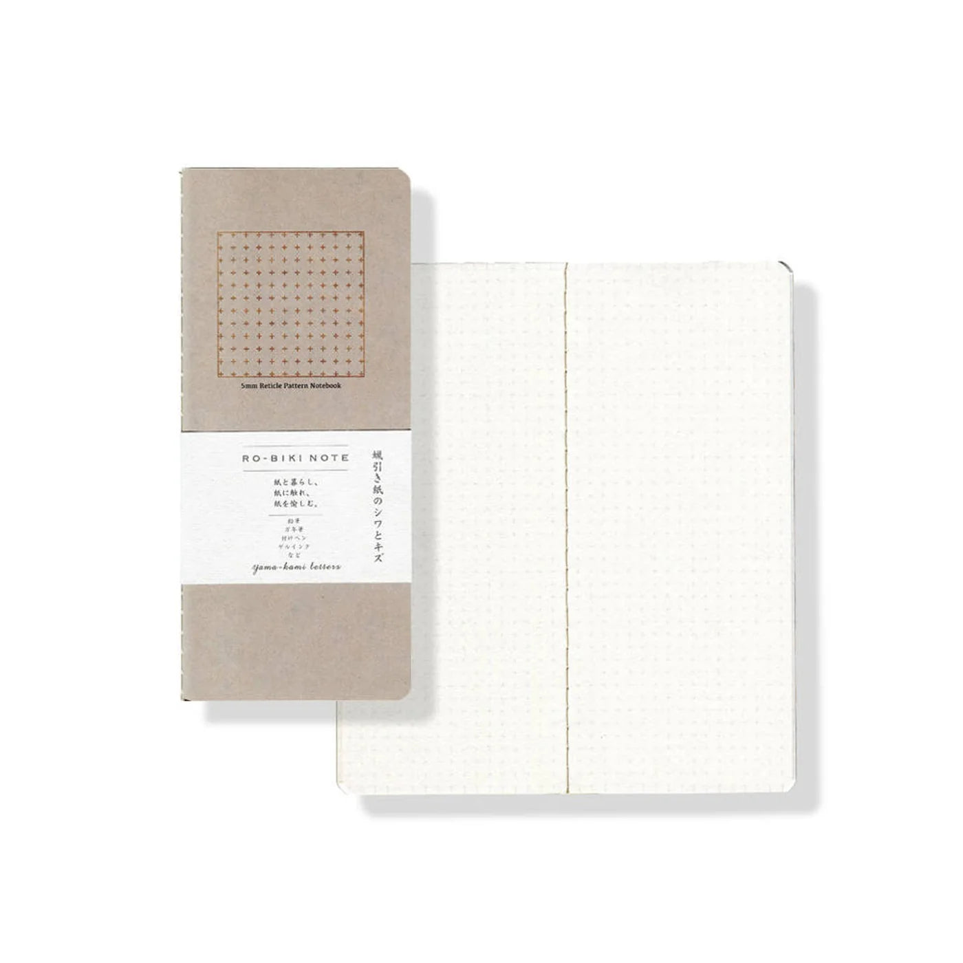 Yamamoto Paper RO-BIKI Note Cross Grid Notebook