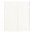 notebook with grid lines on a white background