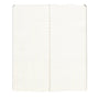 notebook with grid lines on a white background