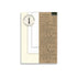 Yamamoto Paper packaging with a white card and brown label on a white background