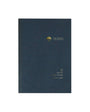 Yu-sari Black Notebook Ruled Paper