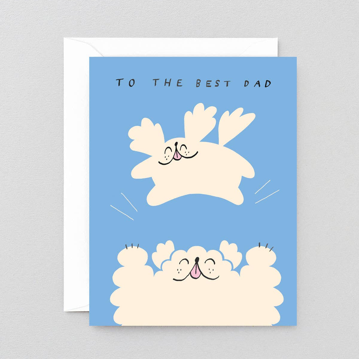 To The Best Dad Kids Greetings Card