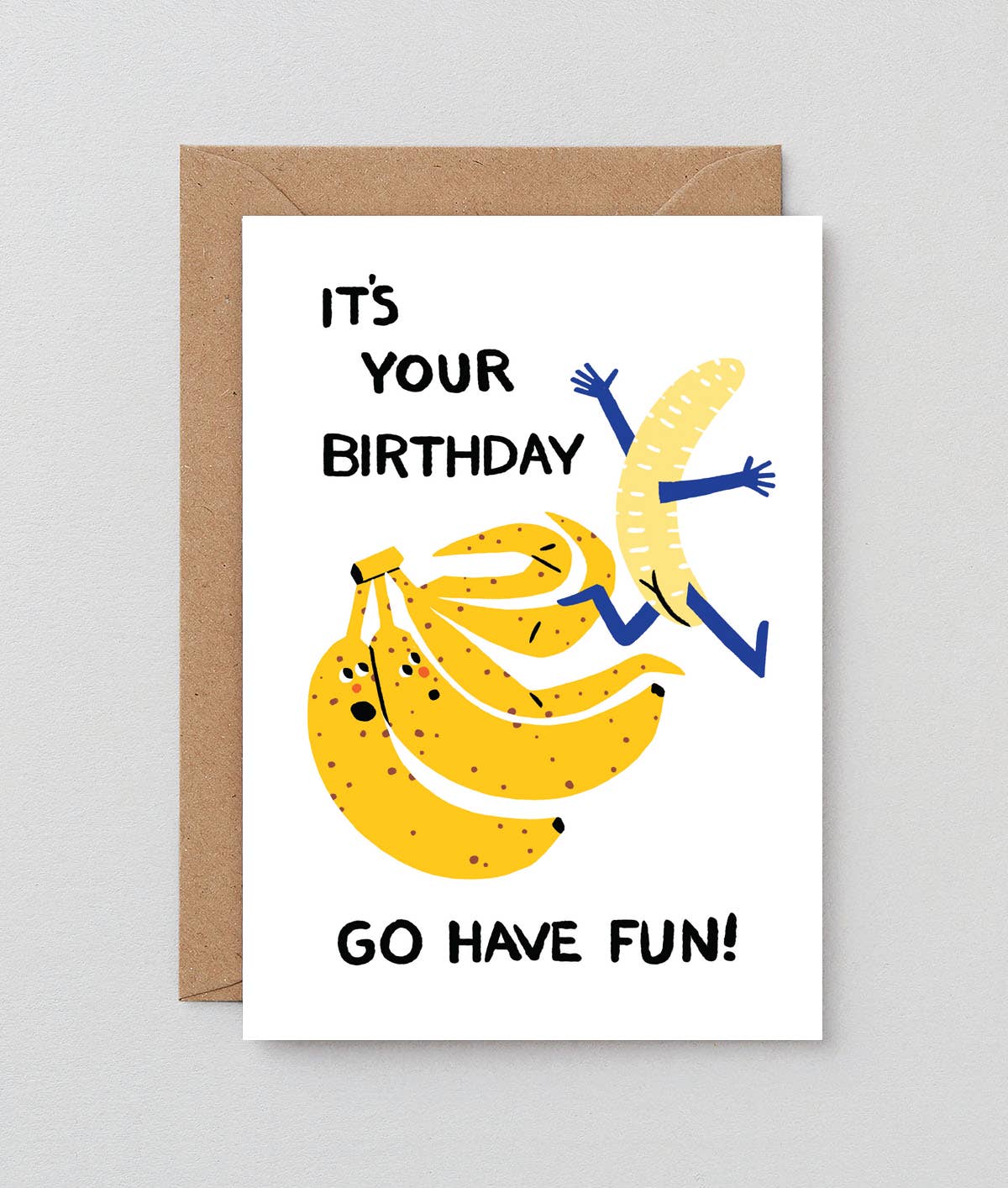 Have Fun Banana Greetings Card