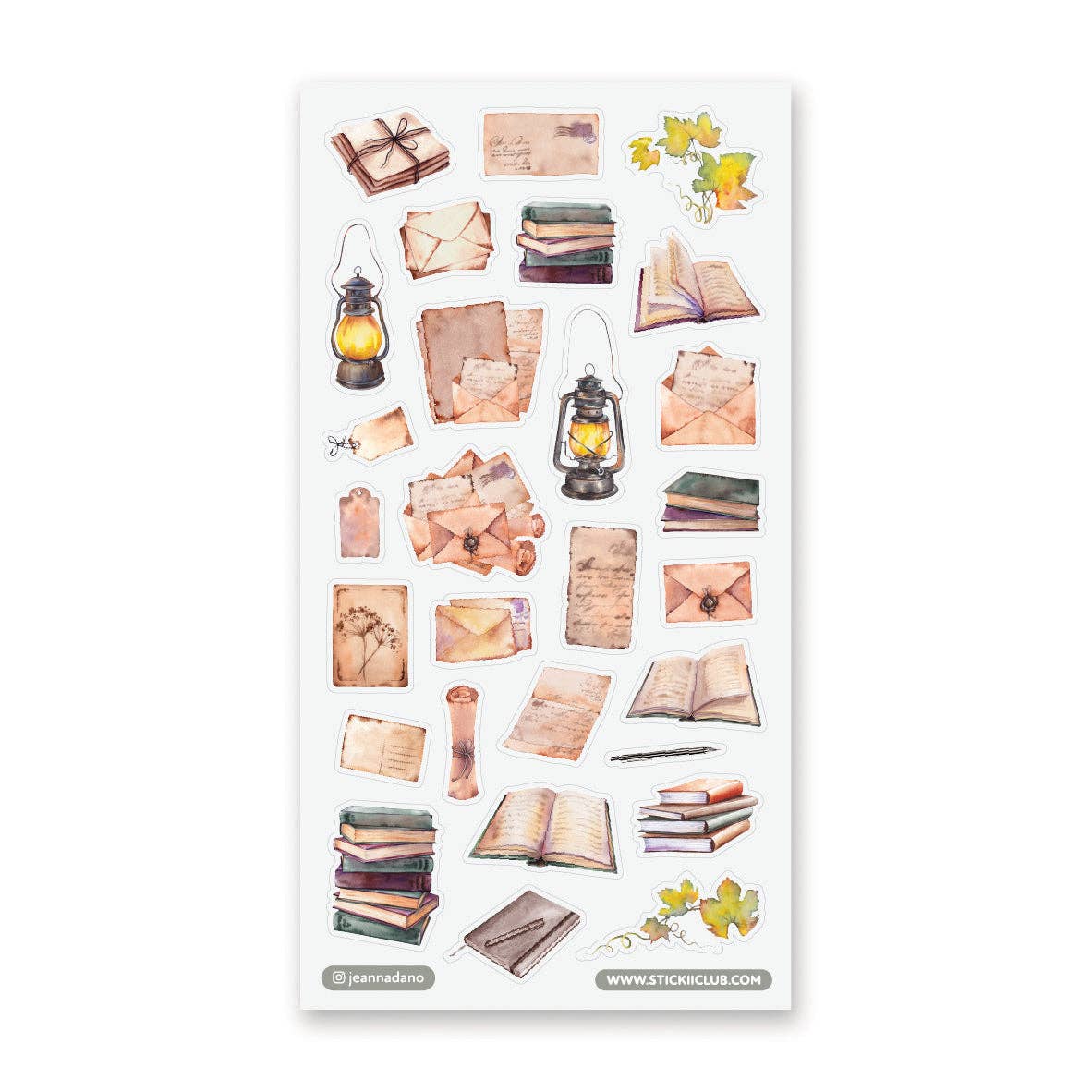 Letters by Lamplight Sticker Sheet