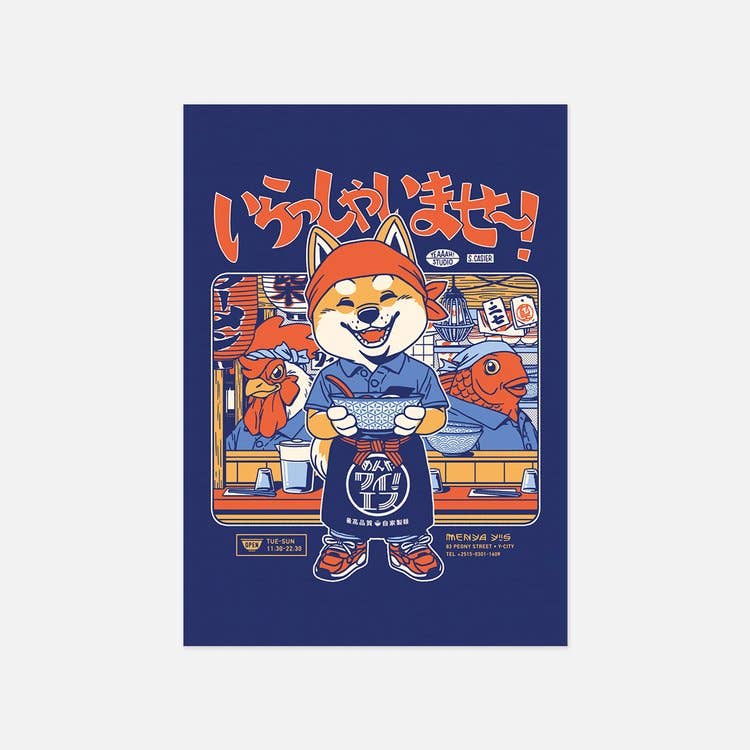 “Irasshaimase” postcard - A6 size