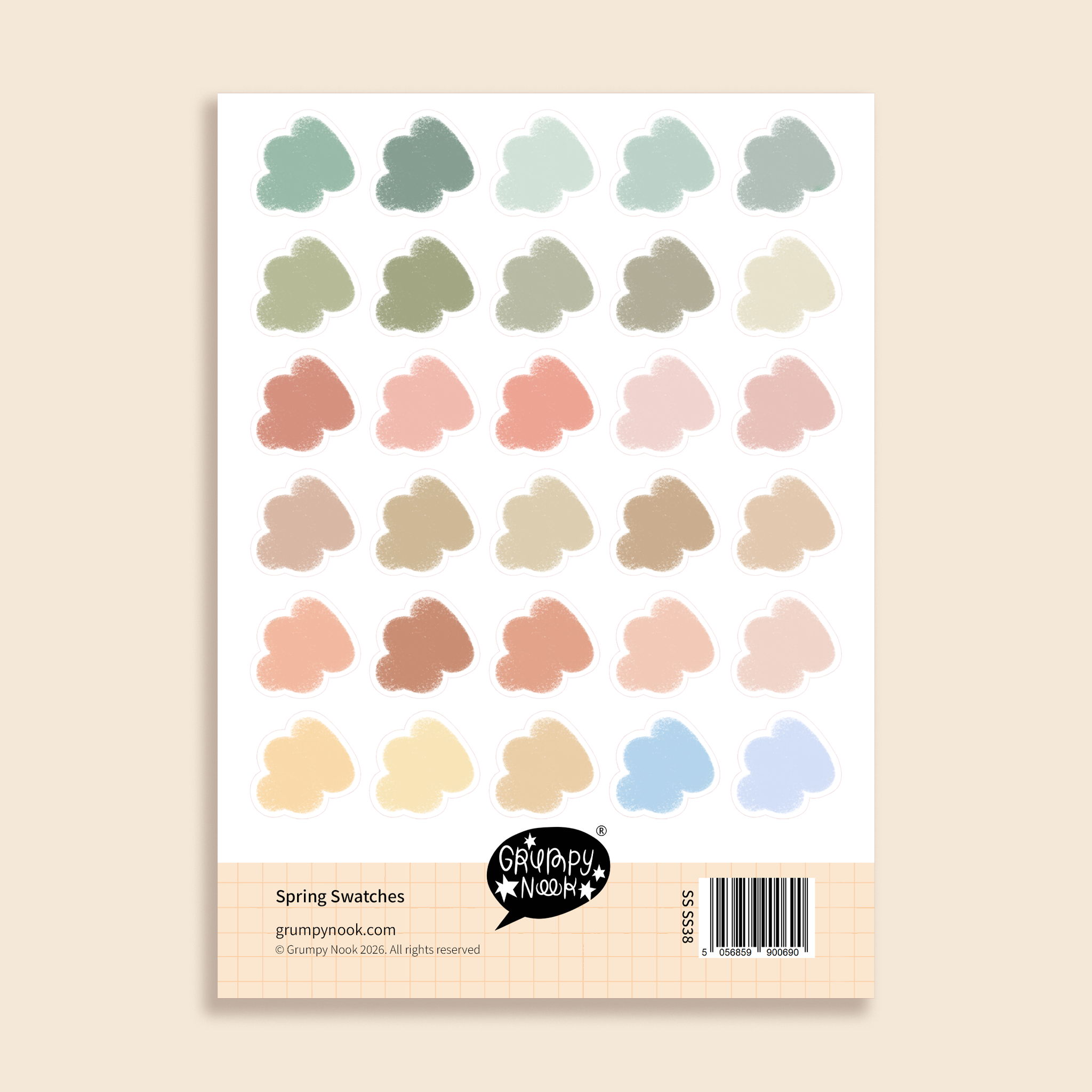 Spring Swatches Sticker Sheet – All Things Analogue