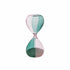 Colorful hourglass on a white background
